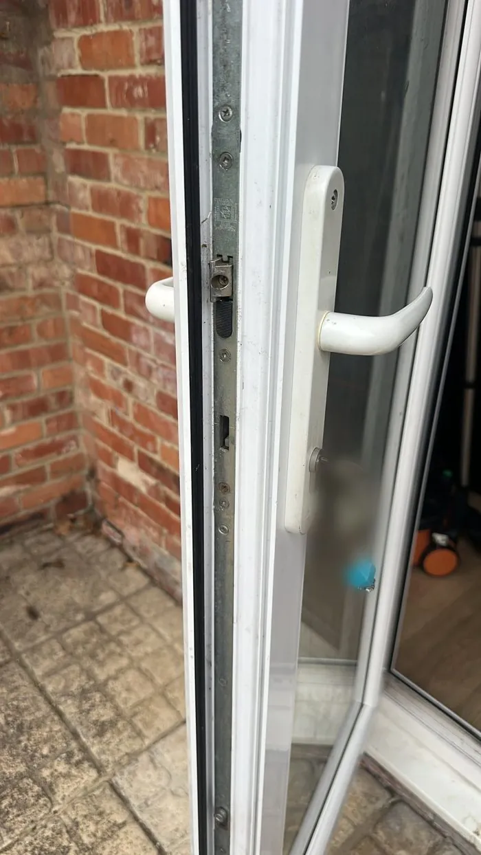 uPVC back door in Bicester with a faulty multi-point lock mechanism